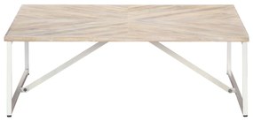 Tavolino da caffè 110x110x36 cm in legno massello di mango