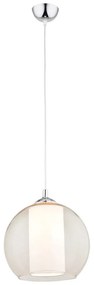 Argon 3433 - Lampadario a sospensione con filo ORGANZA 1xE27/15W/230V
