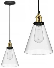 Lampada da soffitto pensile di vetro Verto A Transparent APP042-1CP