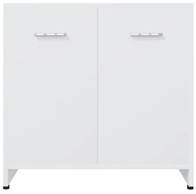 Armadio da bagno bianco 60x33x61 cm in legno multistrato