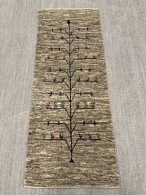 Gabbeh Tappeto persiano 200 x 80 Beige (Iran) Annodato A Mano