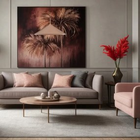 Lampadario a cavo CAPITAL 1xGX53/15W/230V Ø 60 cm oro rosa