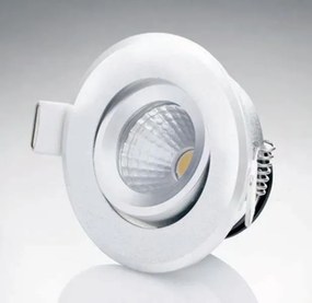 Vivida faretto inc.tondo bianco led 3w 260lm