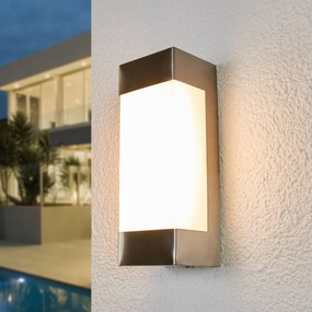 Lindby Severina - applique LED in acciaio inossidabile