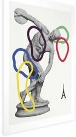 Poster - Collage Graphic - Discus Thrower - Sculpture Senza cornice, con margine 40x60