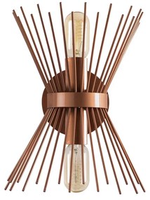 Lampada da parete 23x16x33 cm rame in metallo