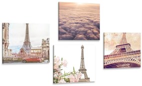 Set di quadri – Torre Eiffel a Parigi