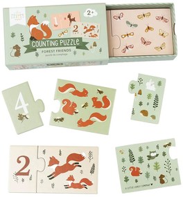 A Little Lovely Company - puzzle di numeri - amici del bosco