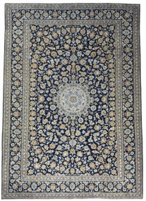 Kashan Tappeto persiano 430 x 300 Blu (Iran) Annodato A Mano