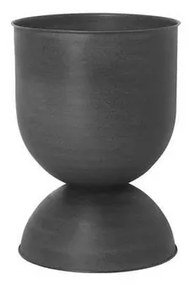 Hourglass Pot Medium Black - Ferm Living