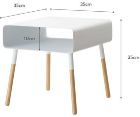 Tavolino bianco, altezza 35 cm Plain - YAMAZAKI