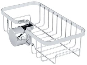 WENKO 25678100 - Cestino FLORESTA 24x14 cm argento