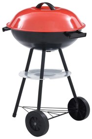 Barbecue A Carbone Kettle Portatile Xxl Con Ruote 44 Cm /