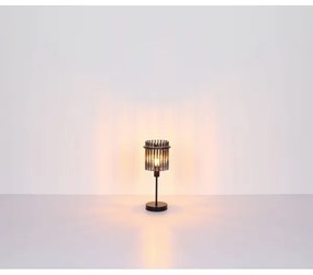 Globo 15698T - Lampada da tavolo GORLEY 1xE14/40W/230V diametro 15 cm nero