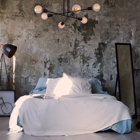 Apparecchio da soffitto nero Flower - Opviq lights