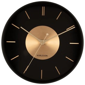 Orologio da parete ø 35 cm Gold Disc - Karlsson