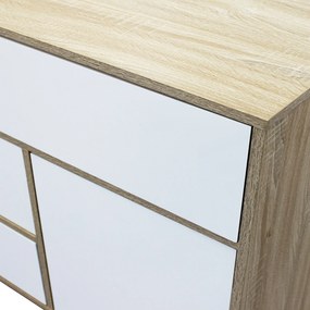 TETLIS - madia moderna con tre cassetti e un'anta