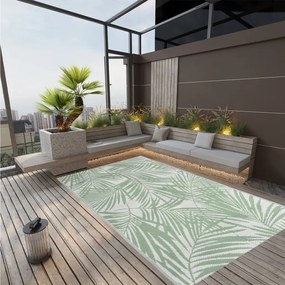 Tappeto Da Esterno Arakıl Verde 140x200 Cm İn Pp /