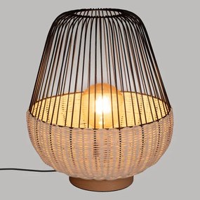Atmosphera - Lampada da tavolo ANEA 1xE27/40W/230V rattan