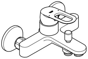 GROHE 23603000 - BAULOOP DN 15 Miscelatore per vasca, cromo lucido