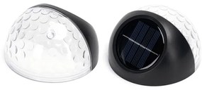 Aigostar - Lampada da parete solare LED RGB 2W 1,2V nera IP44