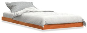 Giroletto Marrone Cera 90x200 Cm İn Legno Massello Di Pino /
