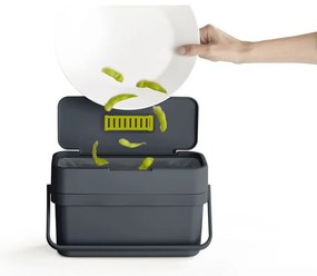 Contenitore per rifiuti compostabili nero da 4 l Compo - Joseph Joseph