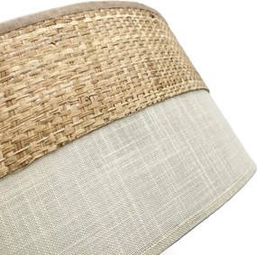 Plafoniera LED SIRJA BOHO LED/20W/230V Ø 35 cm beige/crema