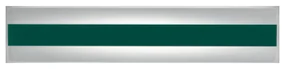 Applique Contemporanea Doup Metallo Verde Bosco Led 56W