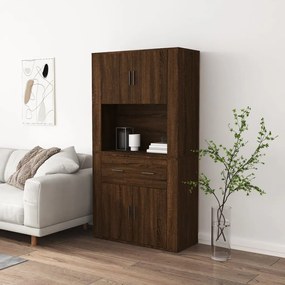 Credenza Rovere Marrone İn Legno Multistrato /