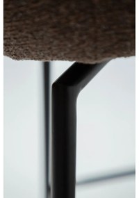 Sgabello da bar marrone imbottito (altezza della seduta 67,5 cm) Glam – DAN-FORM Denmark