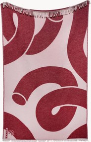 Plaid in lana con frange Klekks No. 29