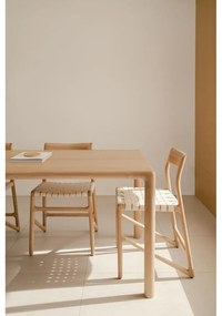 Tavolo da pranzo in rovere massiccio 90x200 cm Derven – Gazzda