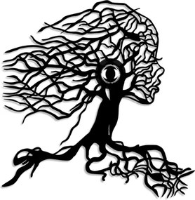 Lampada da parete TREE WOMAN 1xE27/40W/230V nera