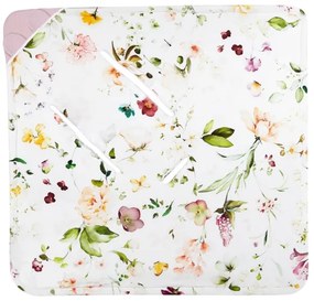 Lionelo - Sacco avvolgente per seggiolino auto TRAVEL SWADDLE 90x90 cm Rosa floreale