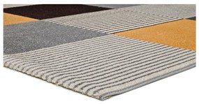 Tappeto arancione e grigio , 80 x 150 cm Gladys Lento - Universal