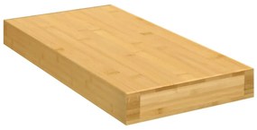 Scaffale A Parete 40x20x4 Cm İn Bambù /