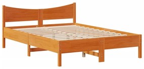 Letto senza materasso marrone cera 120x190 cm in legno di pino