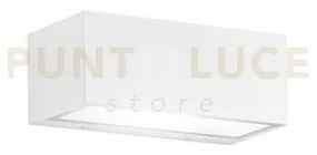 Applique alluminio colore bianco step 2 luci attacco e27 l.30cm bie...