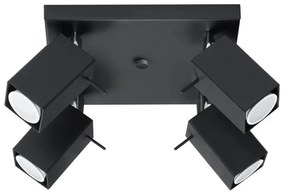 Faretto MERIDA 4 4xGU10/40W/230V nero