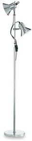 Ideal Lux - Lampada da terra POLLY 2xE27/60W/230V in cromo lucido