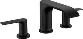 Rubinetteria 3 Fori Lavabo 90 Con Saltarello Nero Opaco Hansgrohe Vivenis 75033670