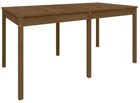 Tavolo da giardino miele 159,5x82,5x76cm legno massello di pino