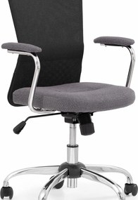 Sedia da ufficio per bambini Andy in grigio/nero