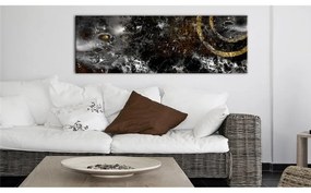 Quadro Dark Moon  Colore Grigio, Dimensioni e Misure 135x45