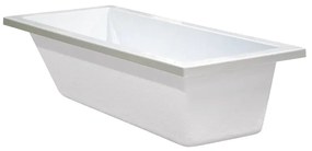 Vasca rettangolare Amea bianco 80 x 180 cm