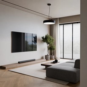 Lampadario a sospensione con filo CLEO 3xE27/24W/230V diametro 40 cm nero