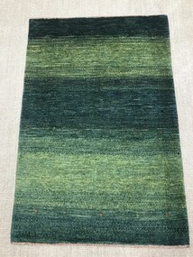 Loribaft Tappeto 130x90 Verde (Iran) Annodato A Mano