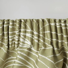 Tenda Chablis verde, fettuccia 140x280 cm