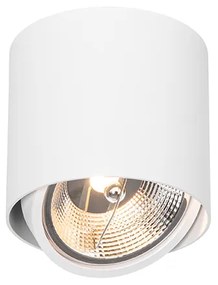 Faretto a plafone Smart bianco orientabile e inclinabile con Wifi GU10 111mm - Impact